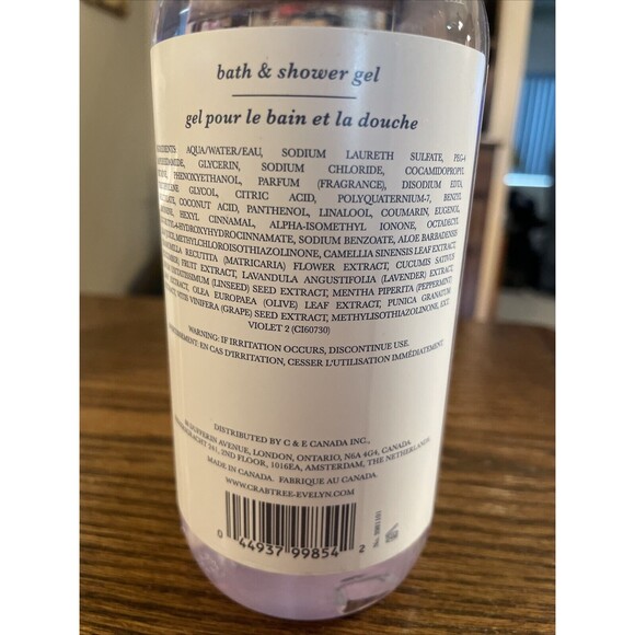 CRABTREE & EVELYN ~~ NANTUCKET BRIAR ~~ BATH & SHOWER GEL 16.9 OZ New - Picture 3 of 4